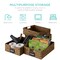 Best Choice Products Set of 4 16x12in Woven Water Hyacinth Pantry Baskets w/ Chalkboard Label, Chalk Marker